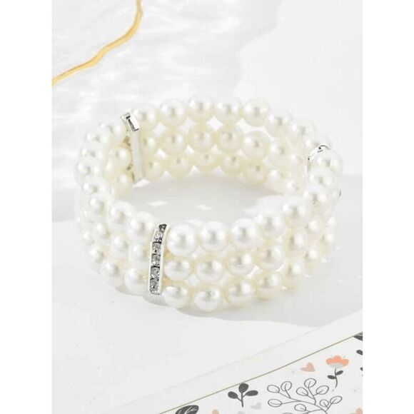 🤍✨ 6PCS 1920s White Accessories Flapper Great Gatsby Retro Costume Set NEW - Picture 7 of 14